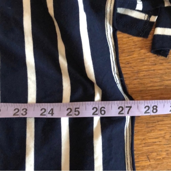 Maurices Nautical Stripe Tie Front Top - Picture 3 of 4